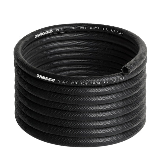 EVIL ENERGY 5/8 Fuel Hose Line Push Lock SAE 30R7 NBR 20FT 150PSI